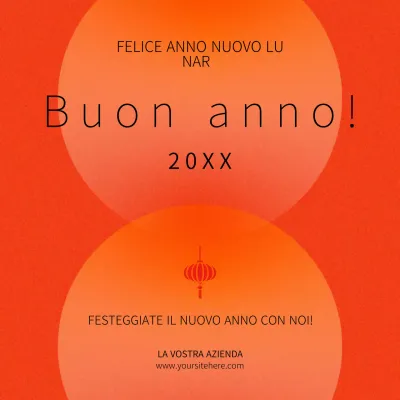 annuncio di vacanza culturale arancione