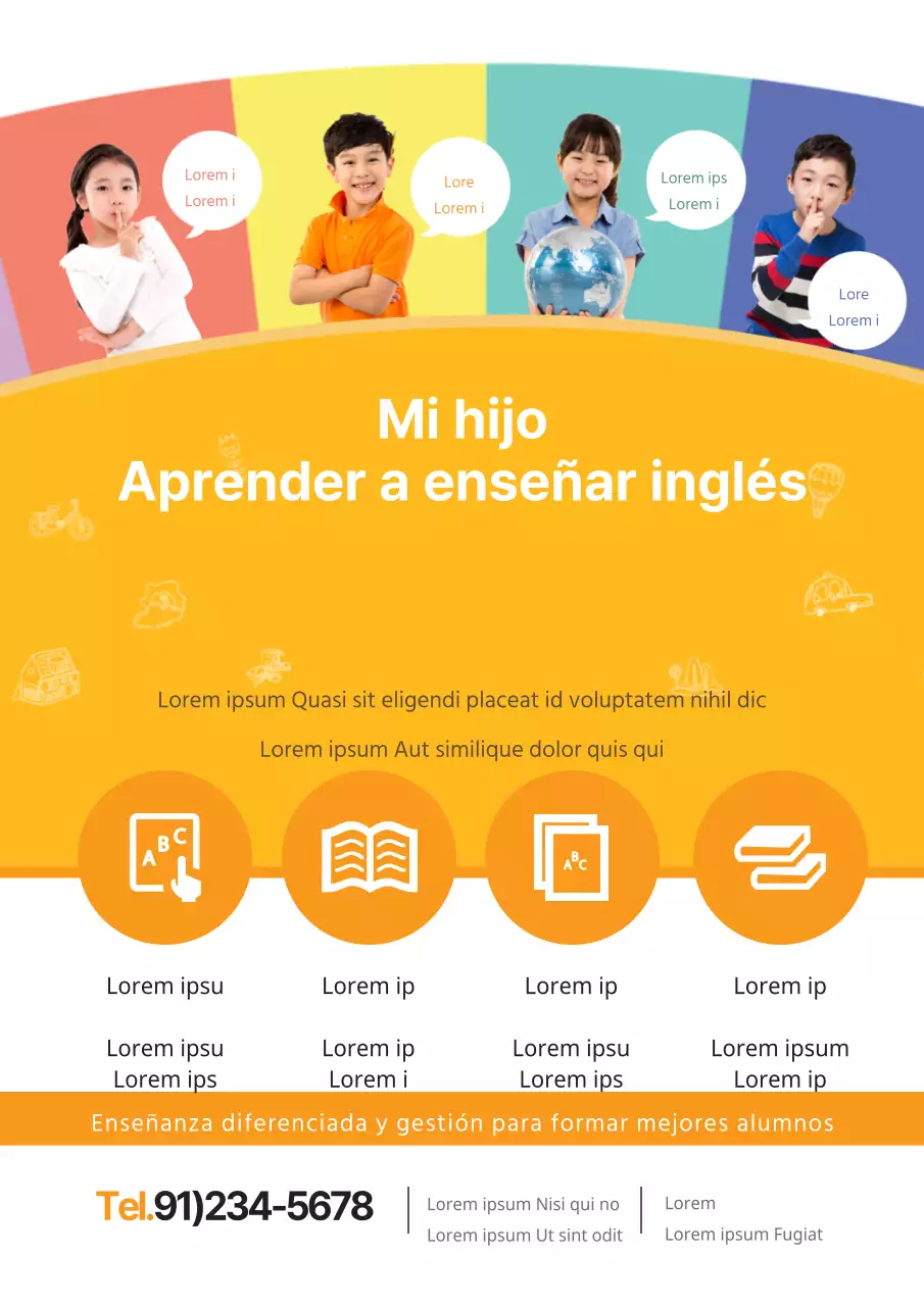Enseñar inglés a mi hijo