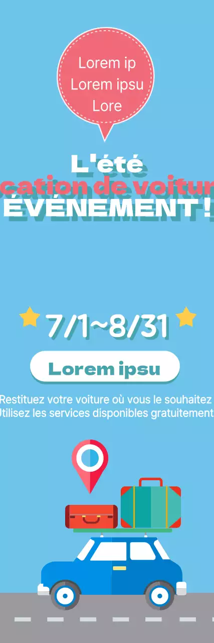 Événements liés à la location de voitures