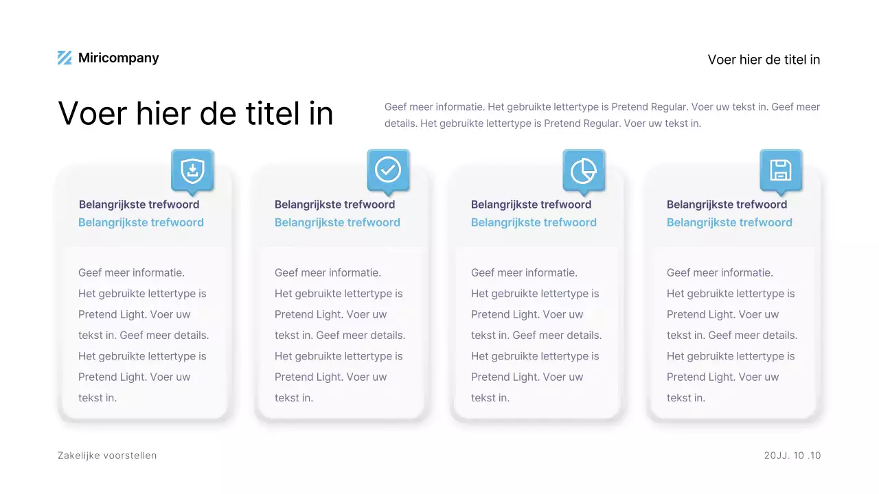 UX UI-stijlkit met een driedimensionaal gevoel in lichtblauw en marineblauw