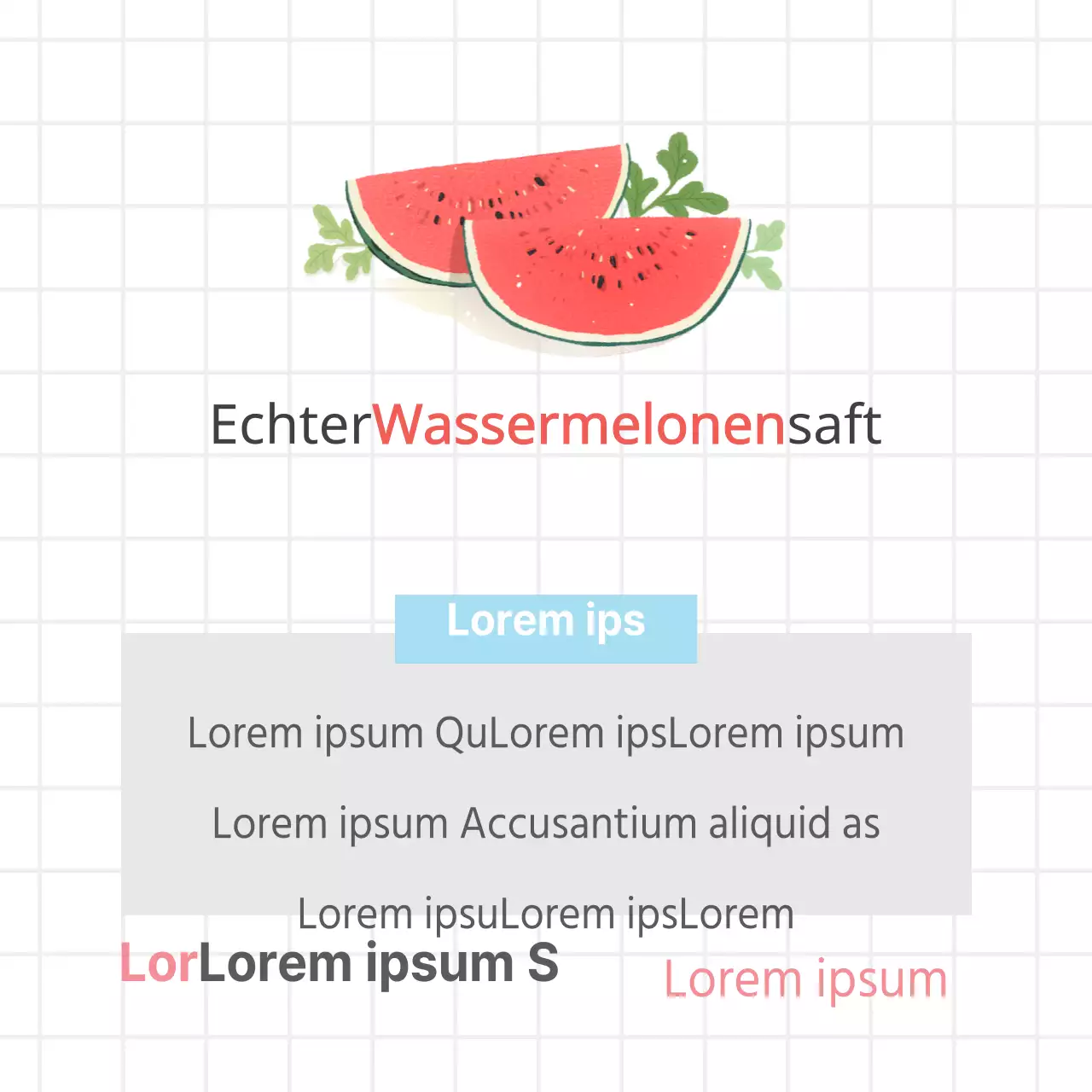 Echter Wassermelonensaft