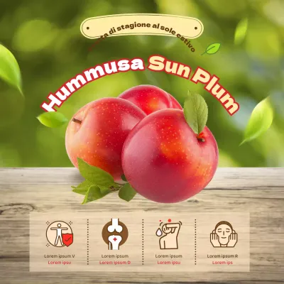 Tema prugna con un concetto di natura fresca in tonalità chartreuse e viola