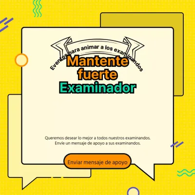 Actos de apoyo a los examinandos