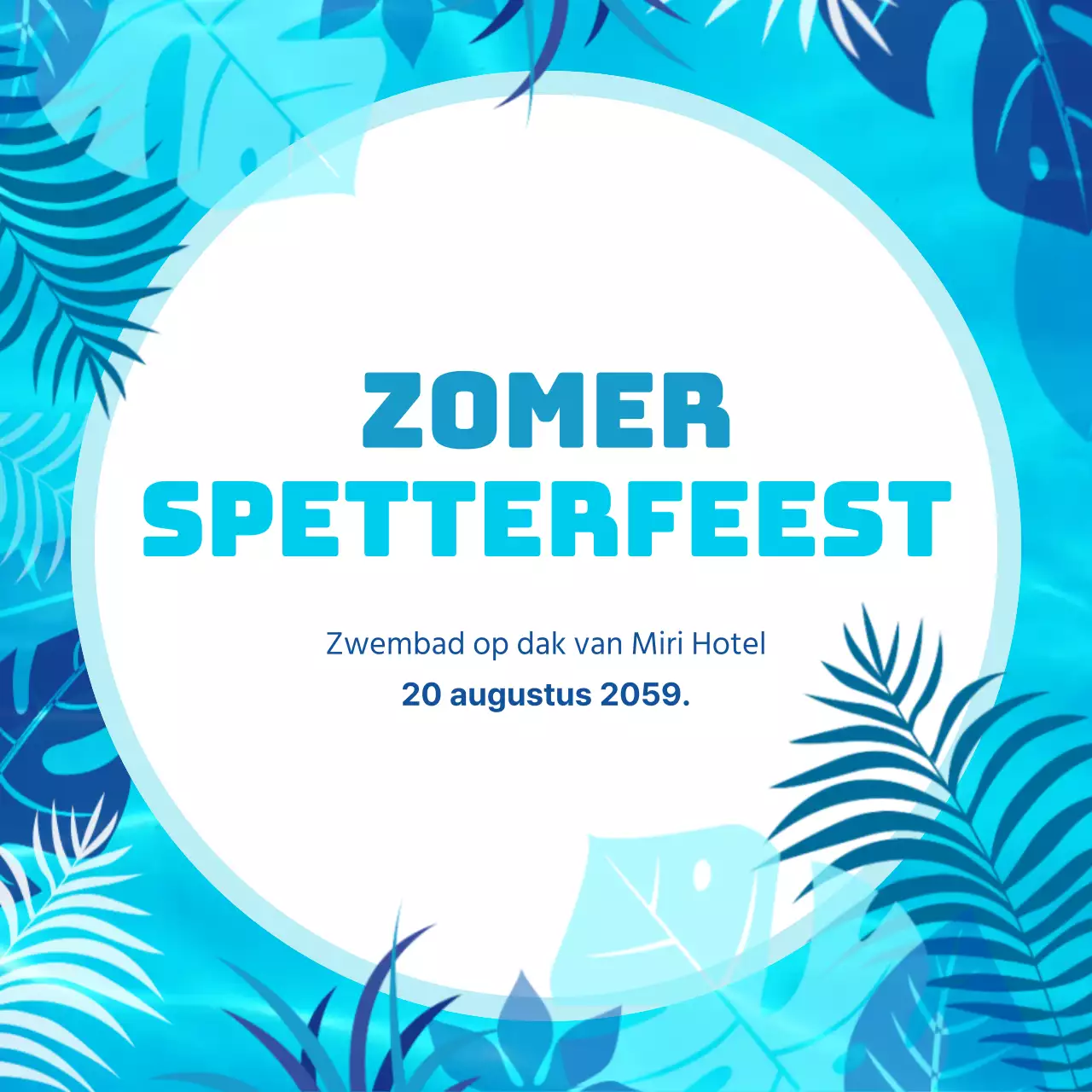 Zwembadfeestjes