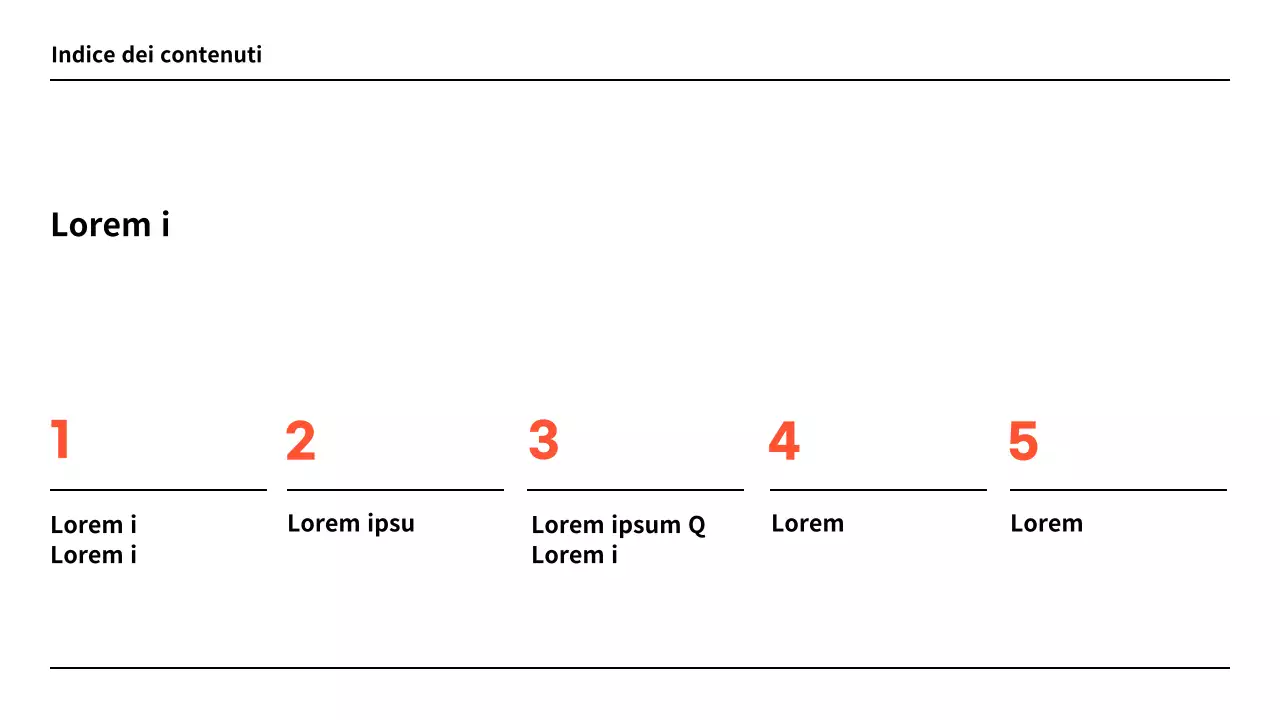 Semplice proposta di rivitalizzazione della biblioteca in arancione e grigio