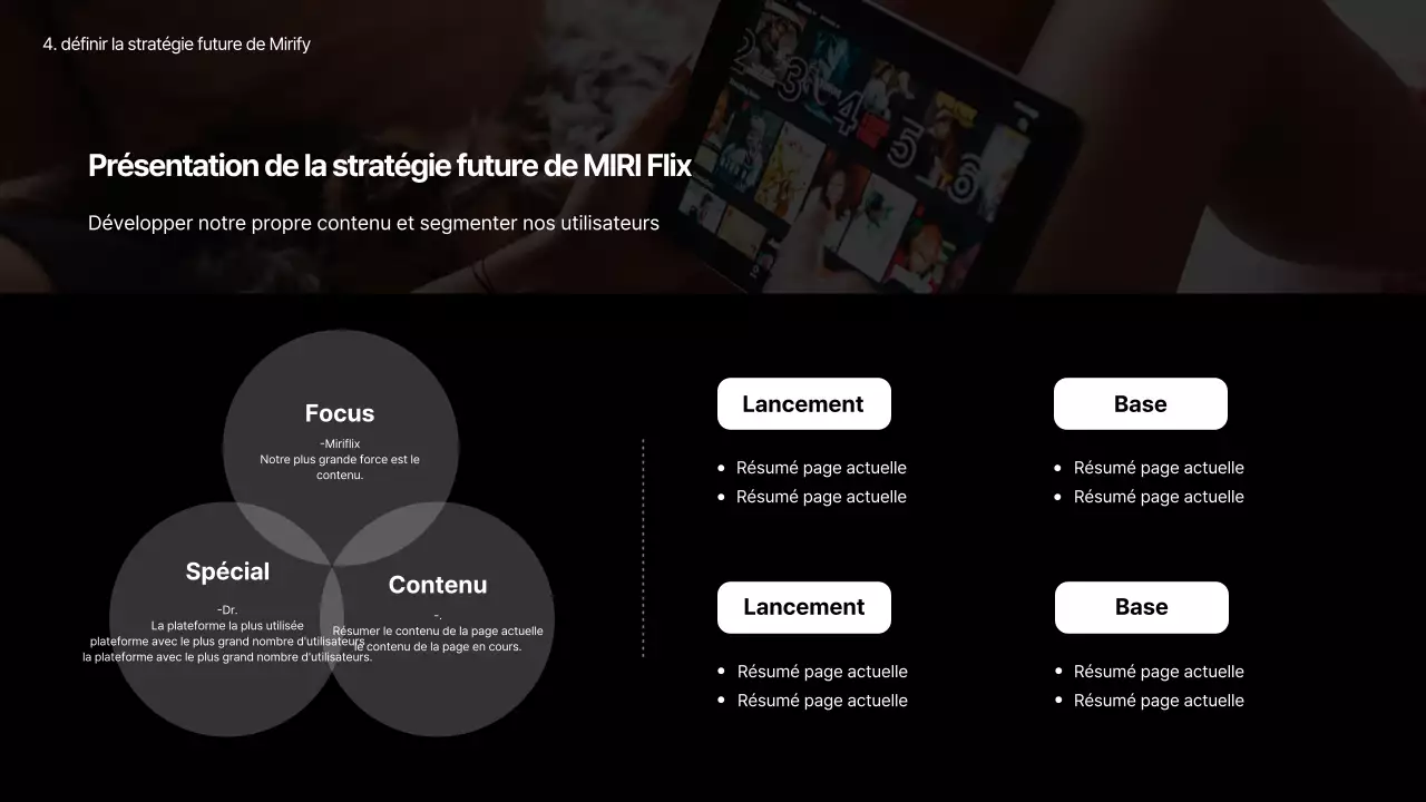 Black & White Media Plateformes OTT Corporate Supporters Challenge Presentation