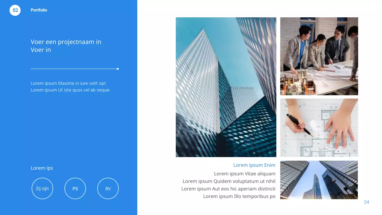 BlueThemes portfolio om je te helpen op het gebied van architectuur