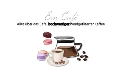 Kaffee von Hand gebrüht