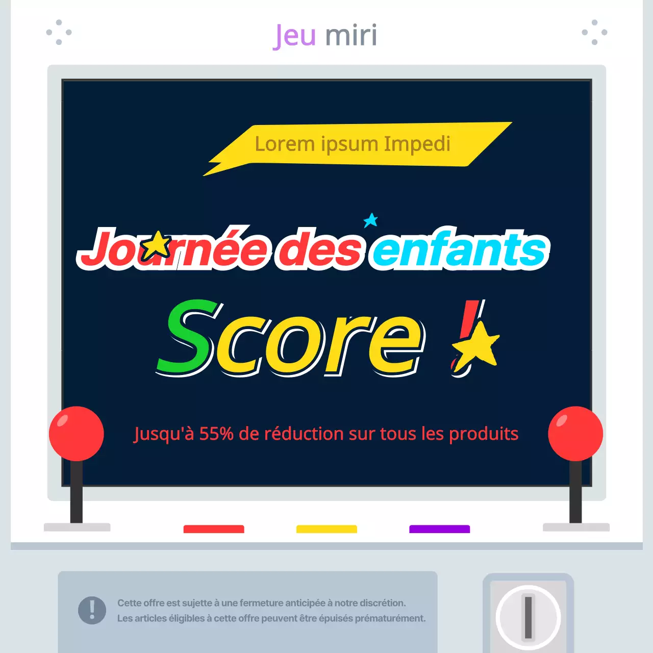 Réductions sur les consoles de jeux