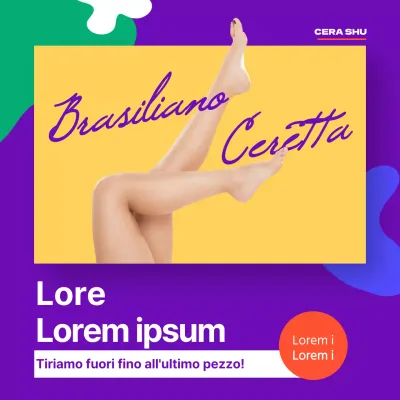 Benvenuti, è la prima volta che fate la ceretta?