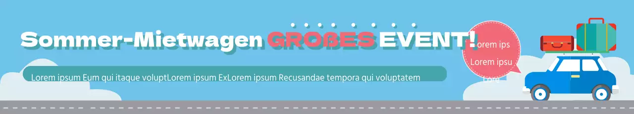 Veranstaltungen der Autovermietung