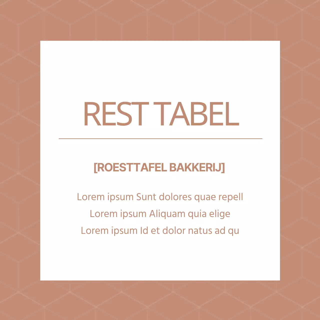 REST TABEL