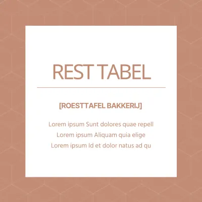 REST TABEL