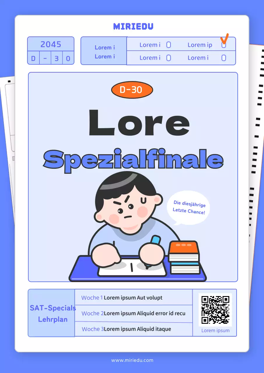 Förderung von Blue's Simple SAT Special Lectures