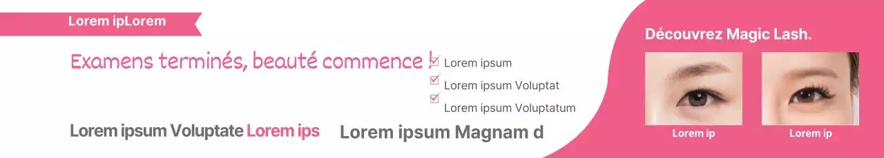 Événements relatifs à l'extension des cils