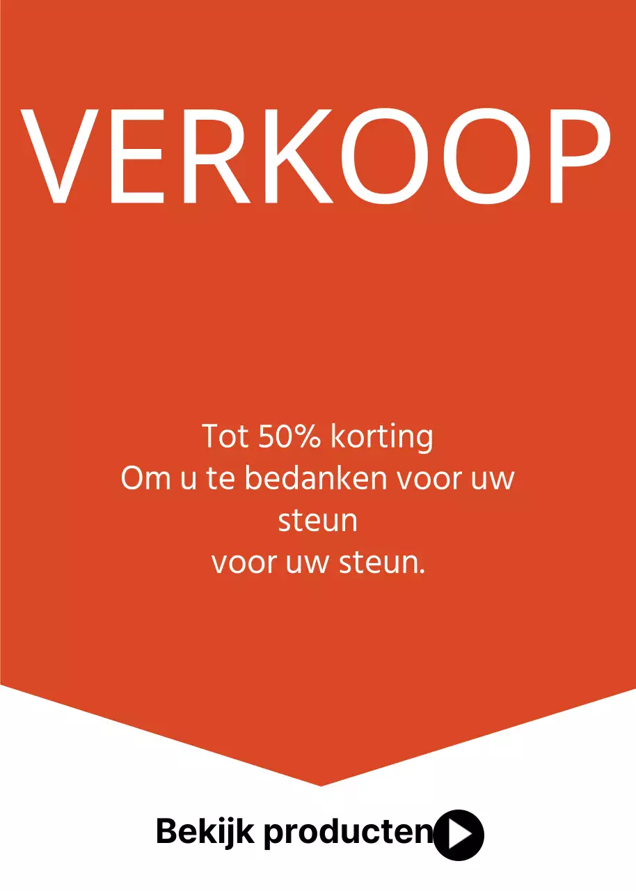 Verkoop evenementen