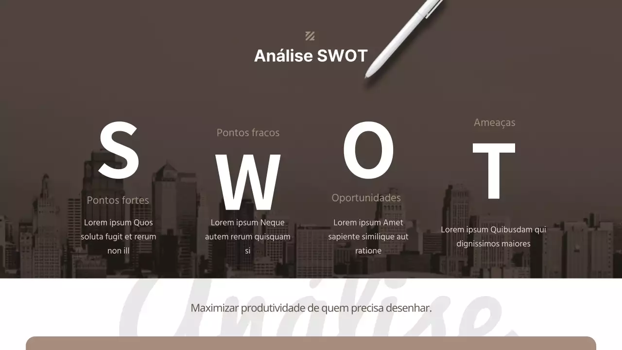 Análise SWOT do negócio da Brown's