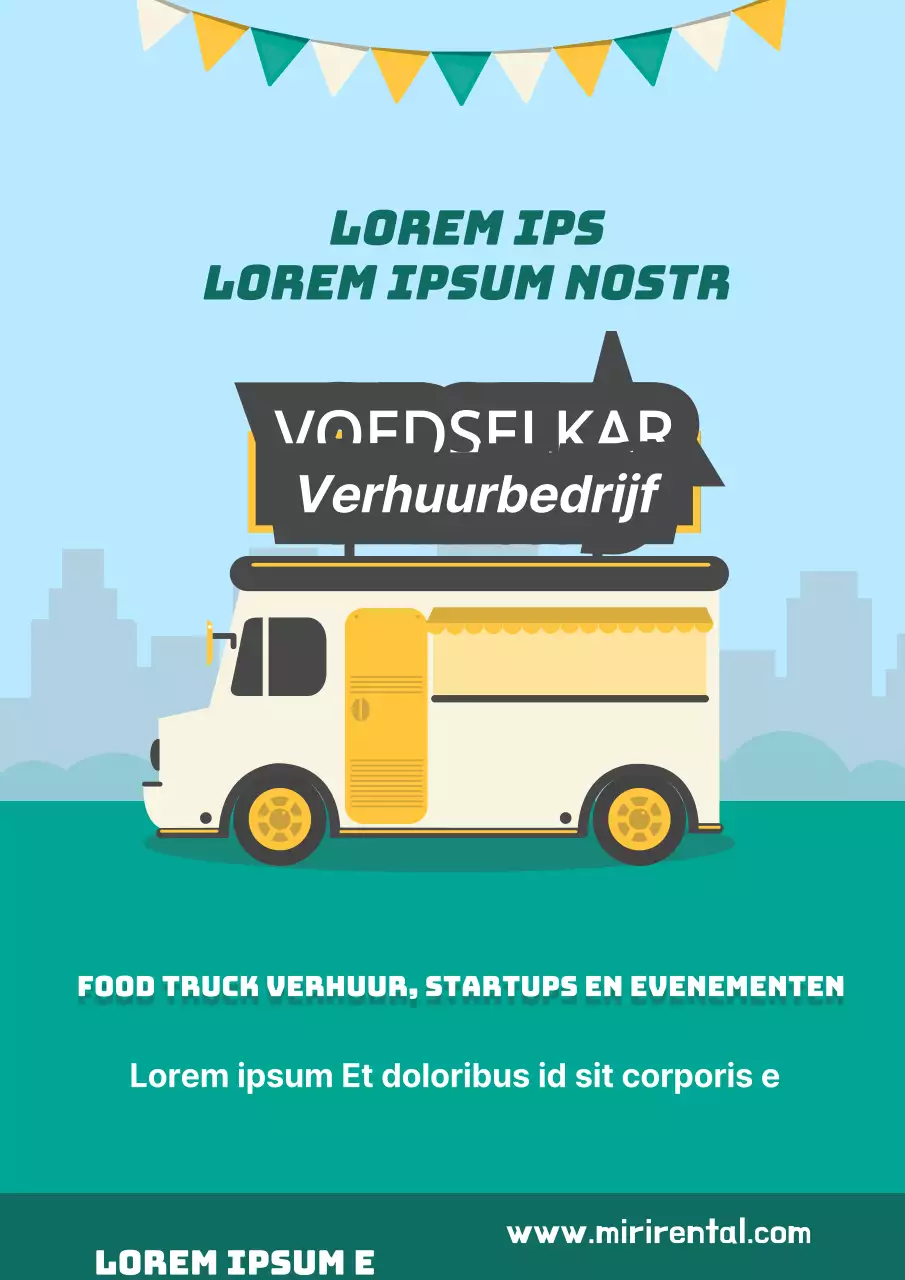 Food Truck huurauto's