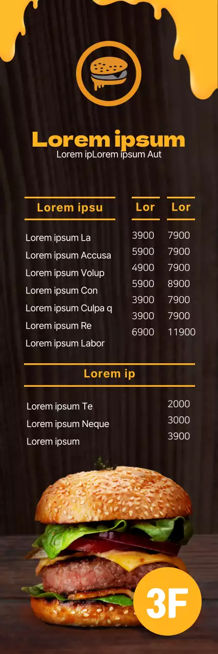 Promouvoir votre hamburger