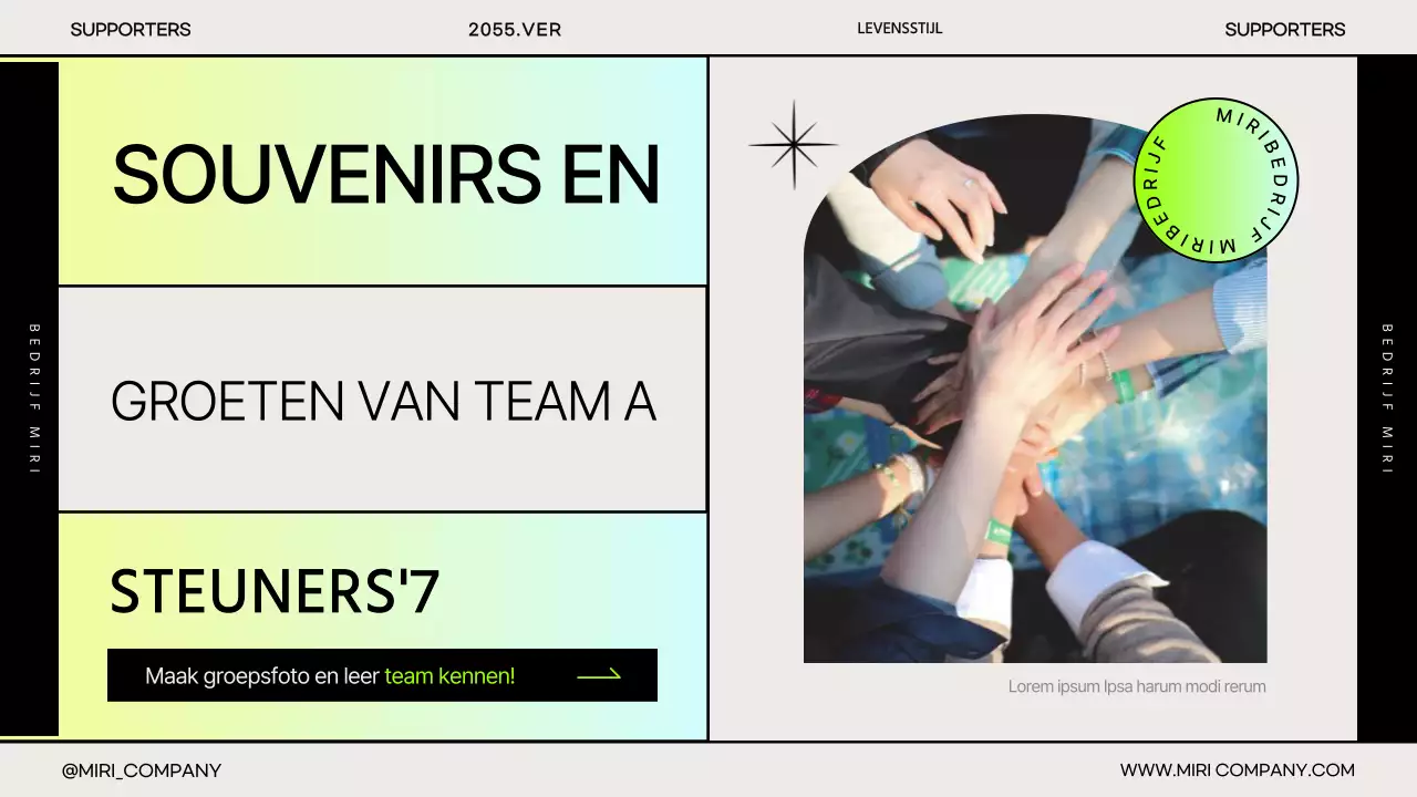 De eenvoudige bedrijfspresentatie van Gradient