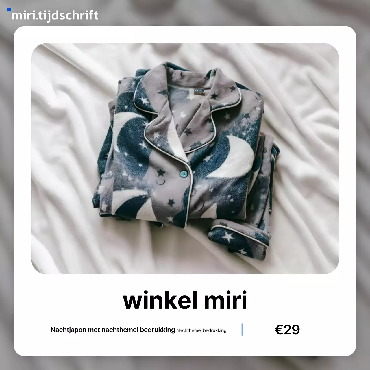 Lichtblauwe moderne mode advertentie