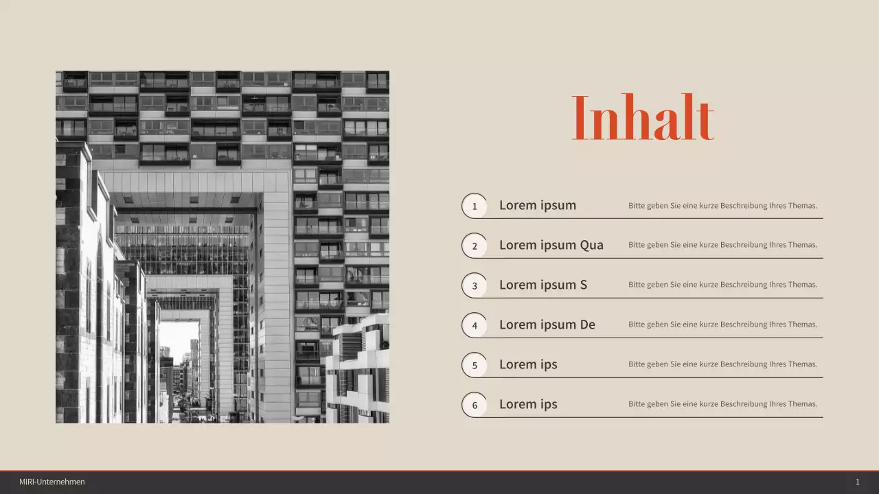Orangefarbene Akzente mit braunen und beigen Farbtönen Einfache Scorecard