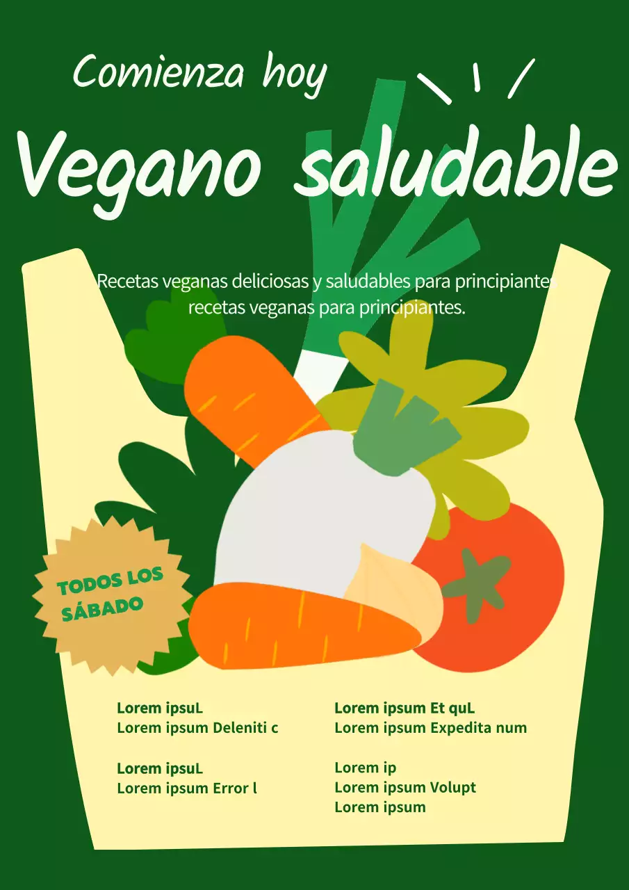 Promover el veganismo destacando las opciones saludables en los carritos de la compra amarillos