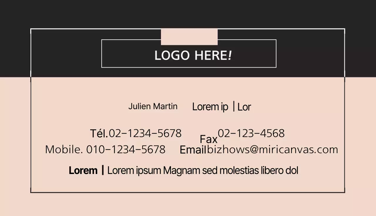 Cartes de visite de la mode