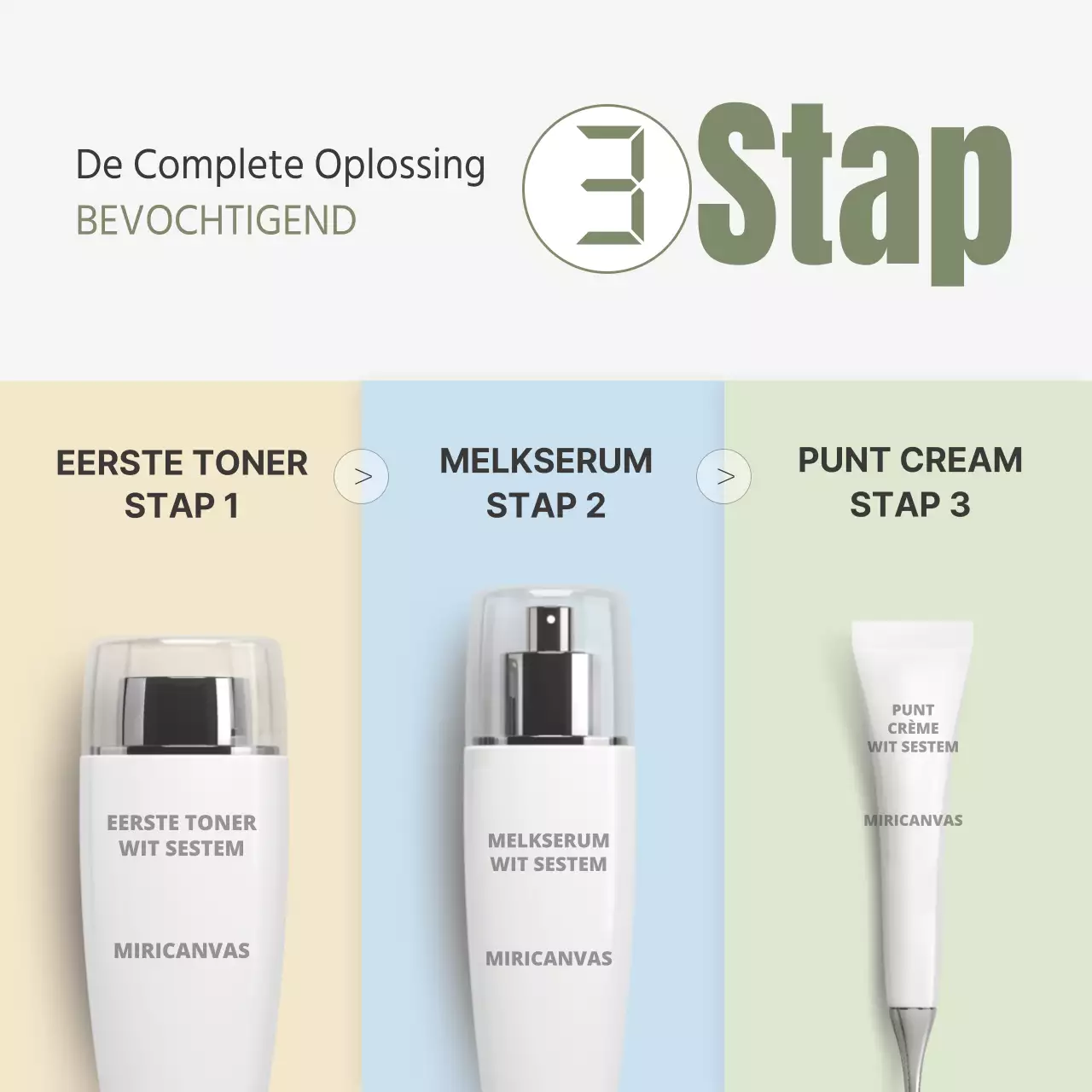 Voeding in drie stappen