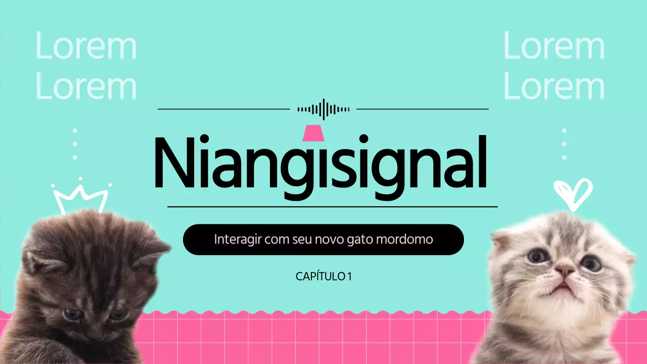 Sinais de gato cor-de-rosa e menta YouTube