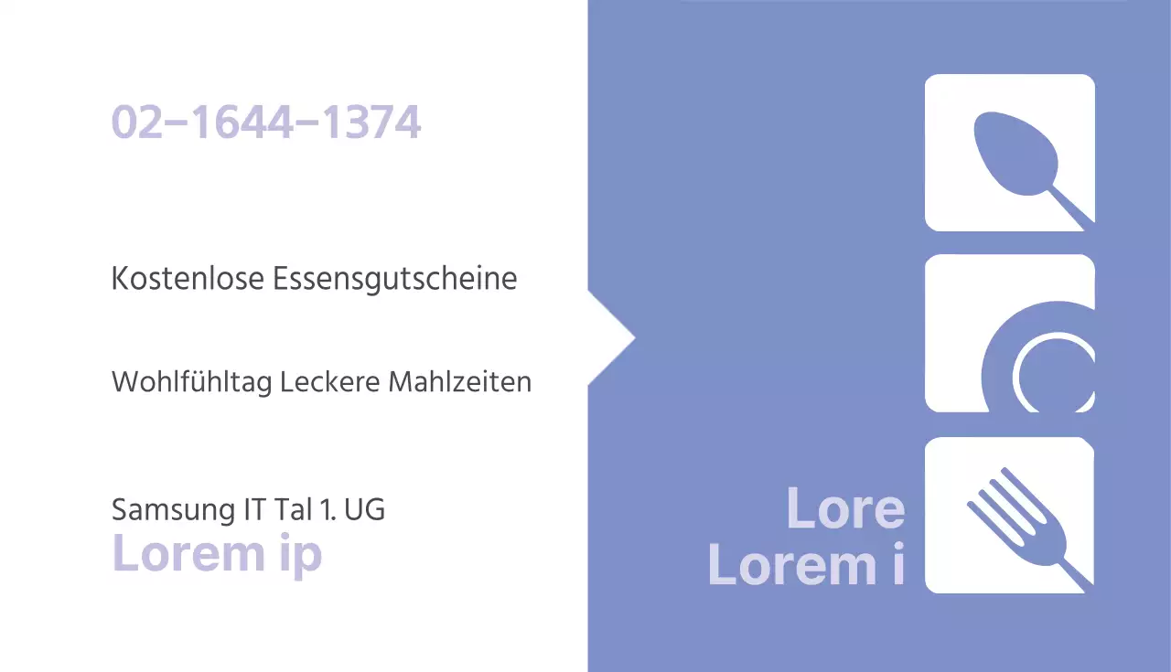 Kostenlose Essensgutscheine