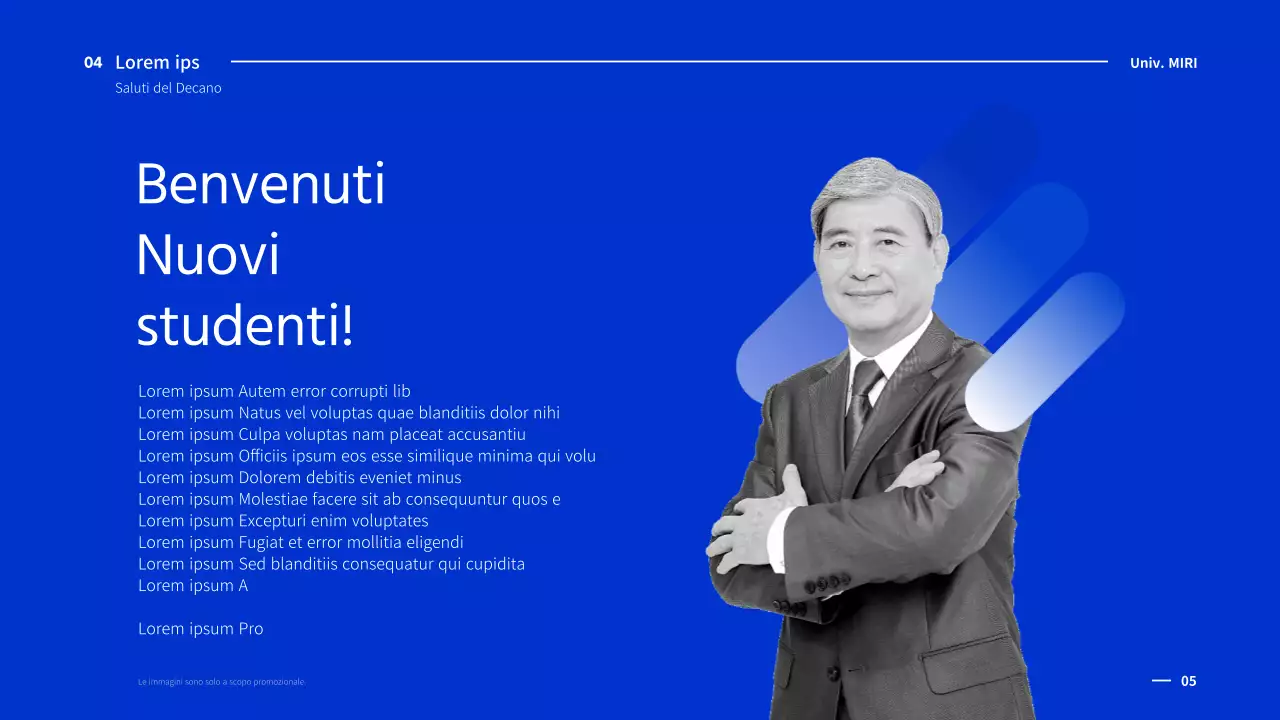 Modello di orientamento Bluetone