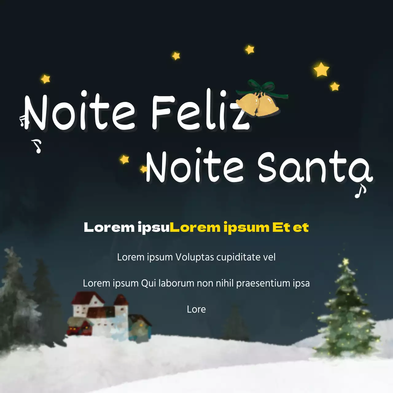 Noite Feliz Noite Santa