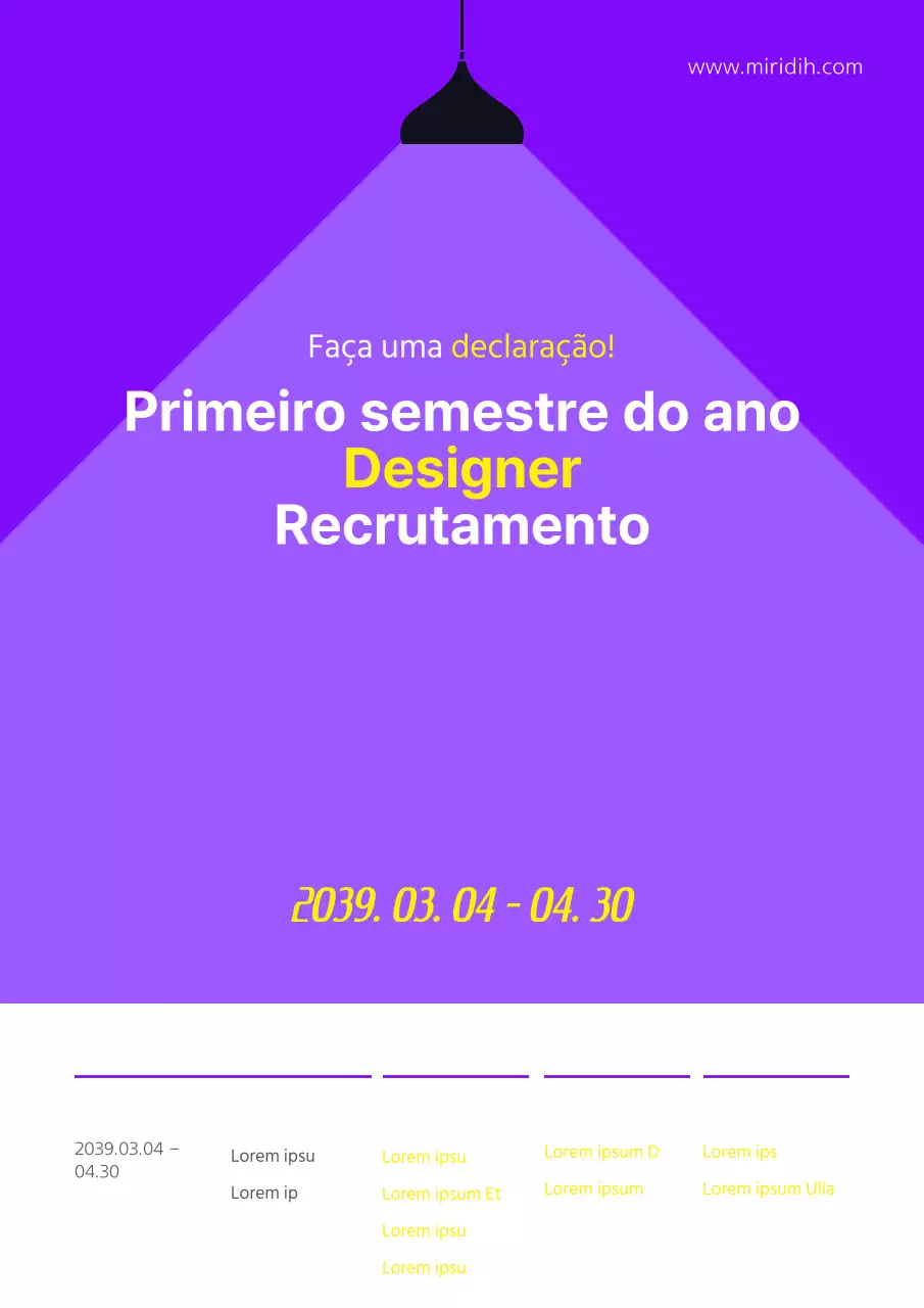 Cartazes de emprego