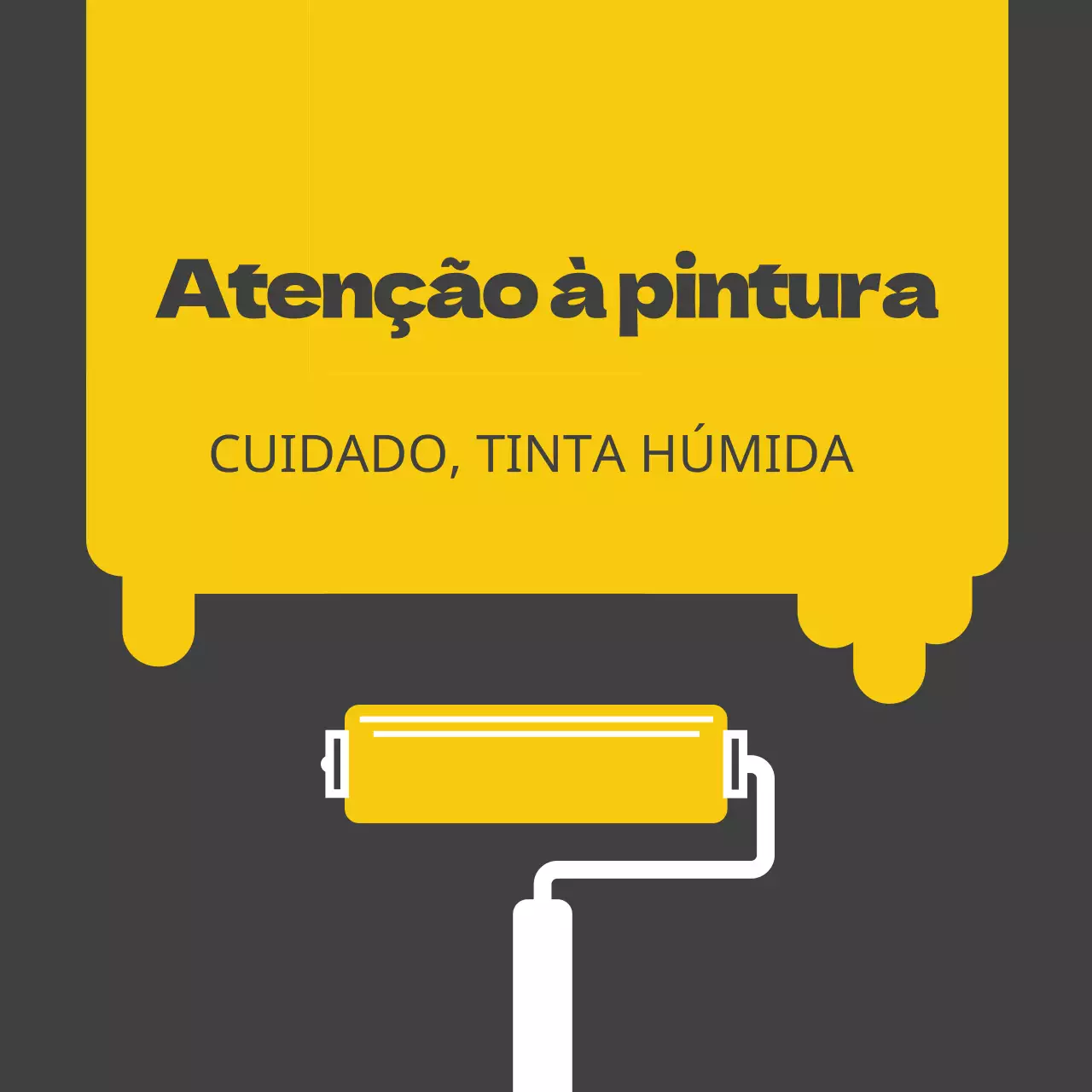 Cuidado com a tinta