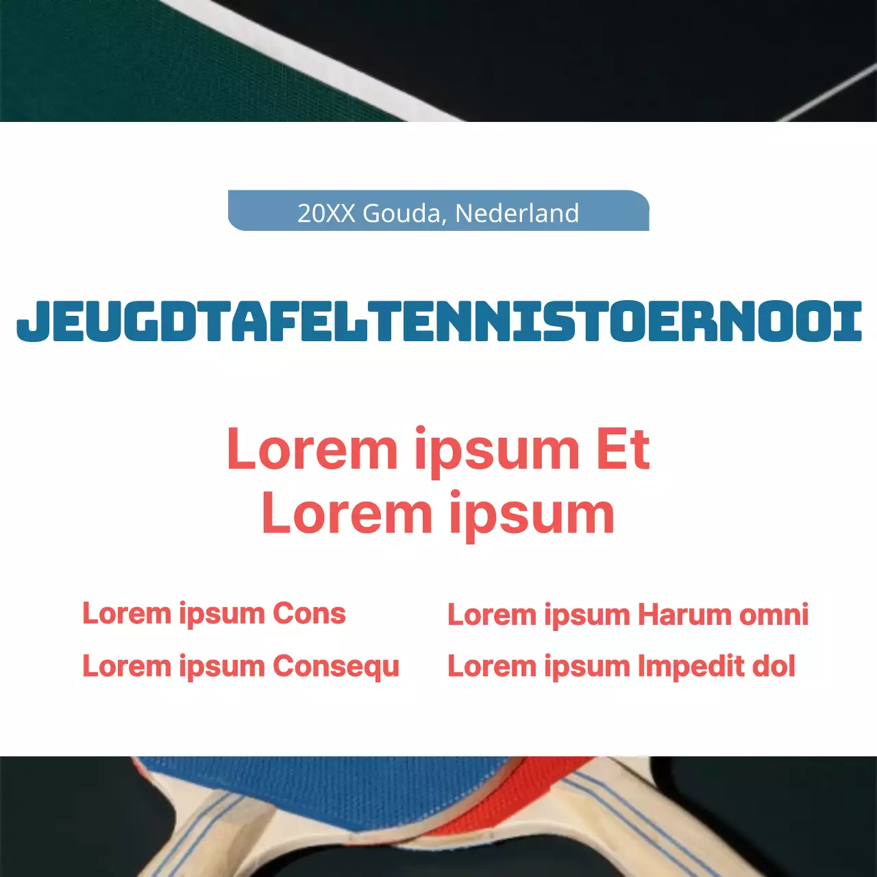 Jeugdtafeltennistoernooi