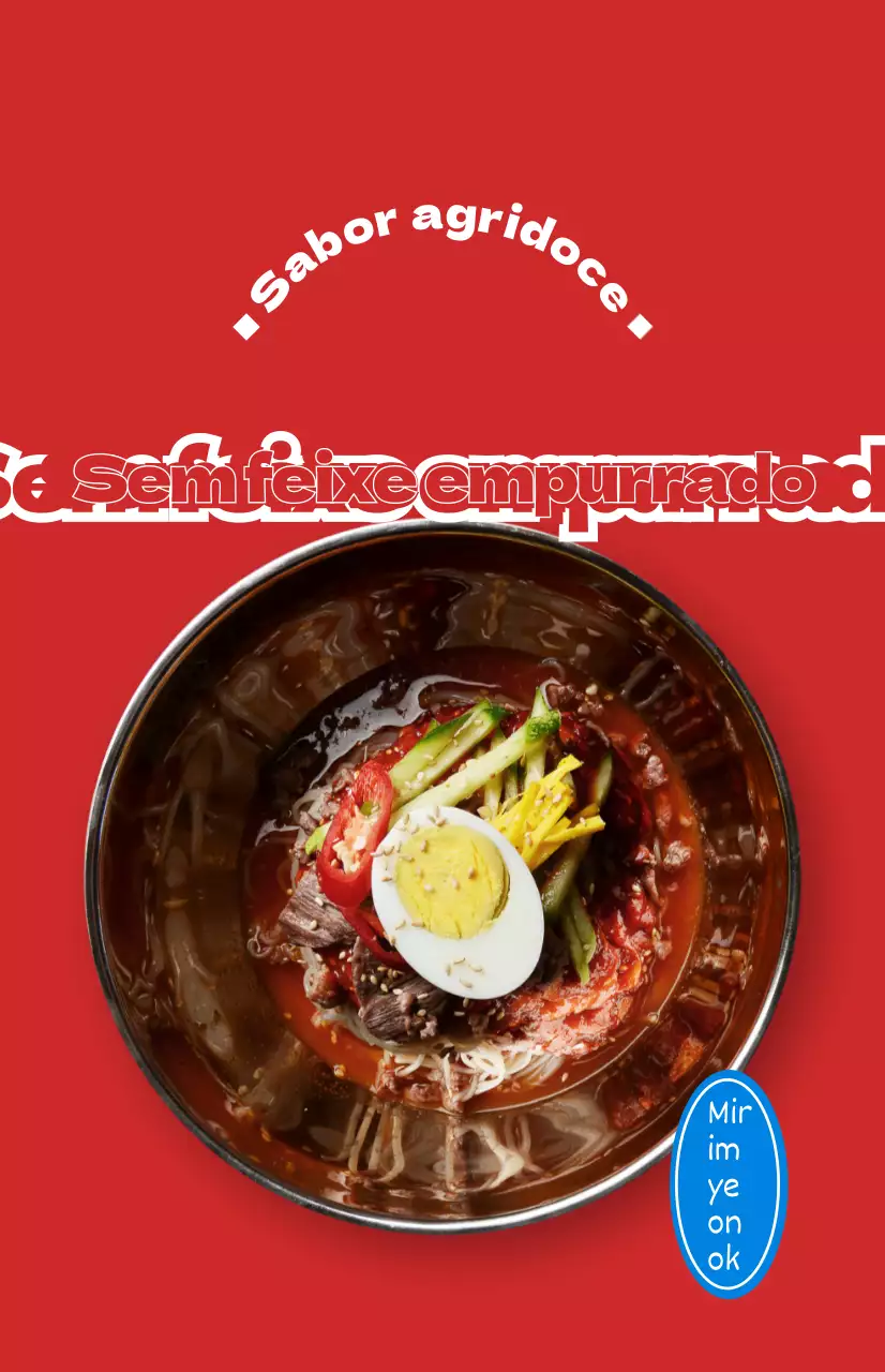 Promoções de restaurantes com fotografias coloridas de diferentes alimentos de verão