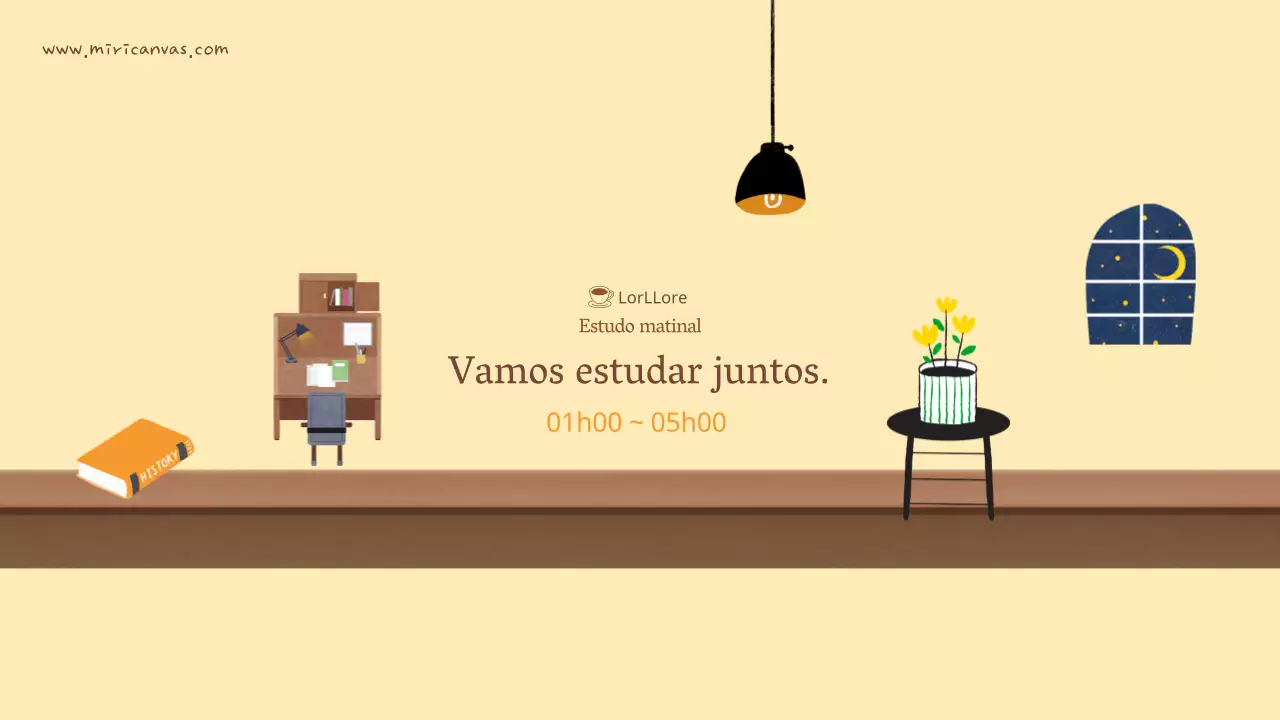 Estudo do amanhecer em amarelo e castanho