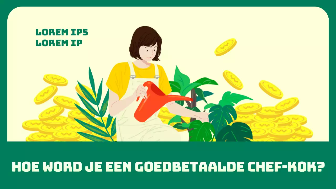 Groen geel schoon illustratieconcept voedsel tech informatie thema