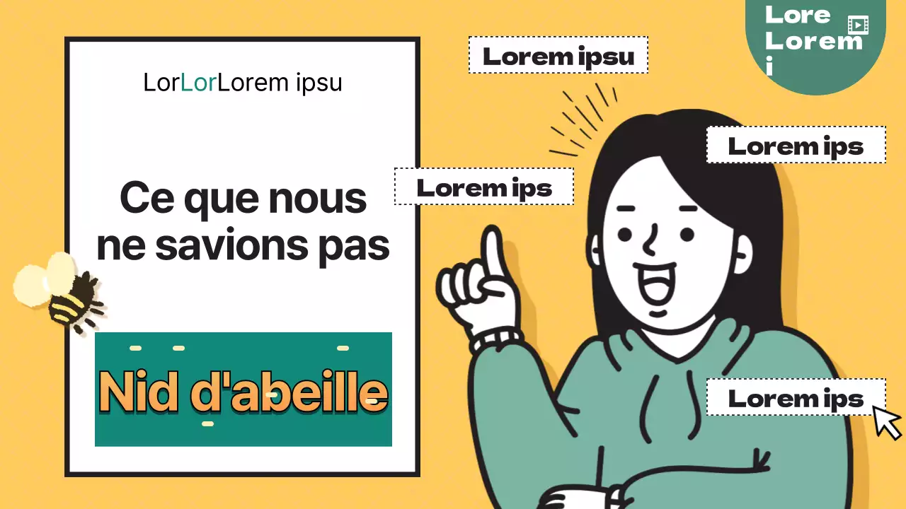 Des vignettes YouTube propres et jaunes