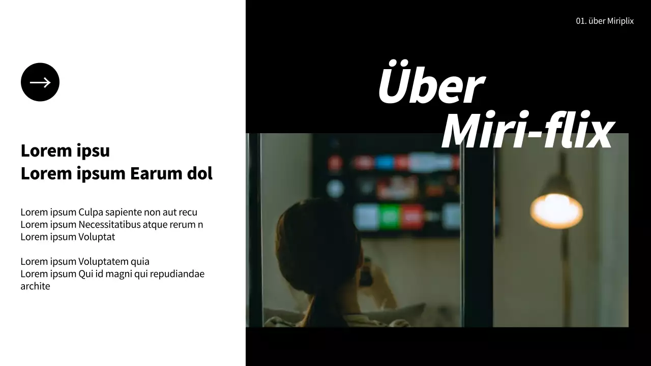 Black & White Media OTT-Plattformen Unternehmen Unterstützer Herausforderung Präsentation