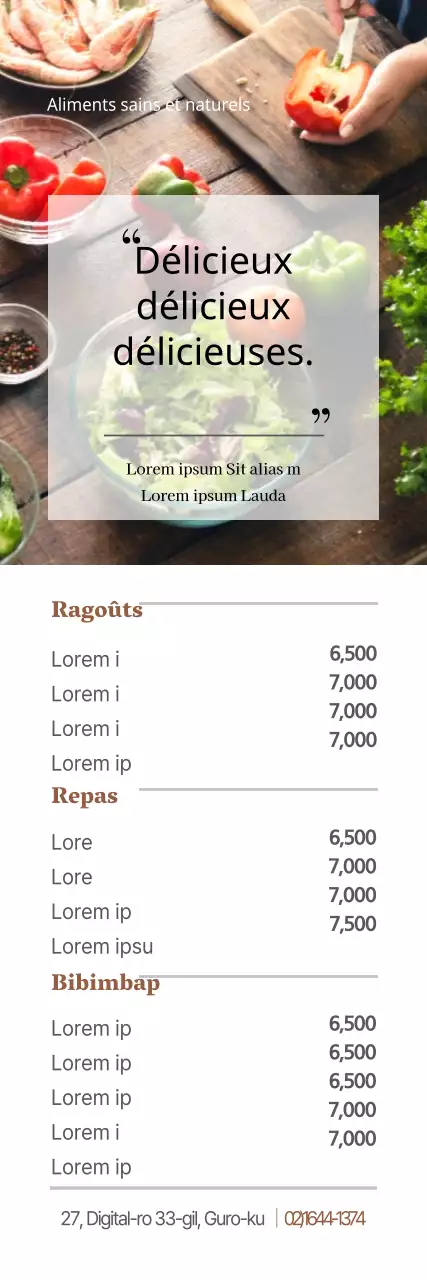 Aliments naturels coréens