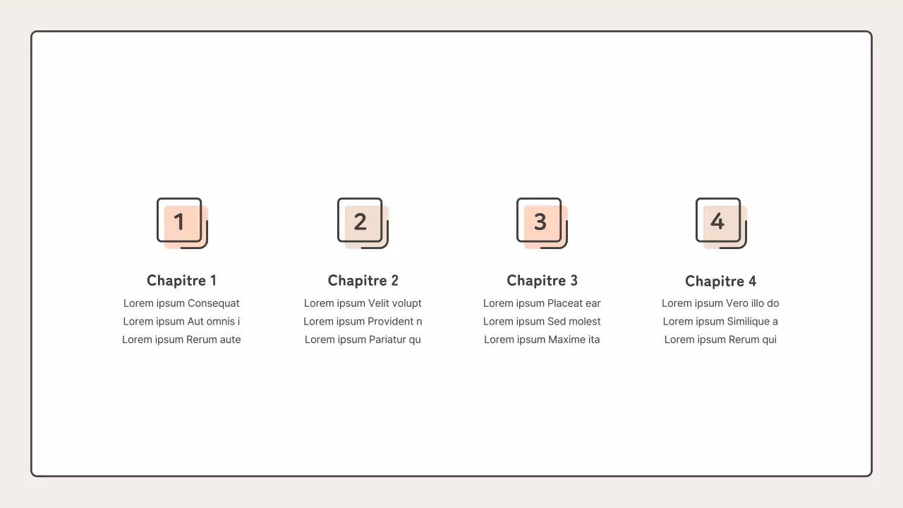 Éducatif avec des formes ponctuelles en rose et beige