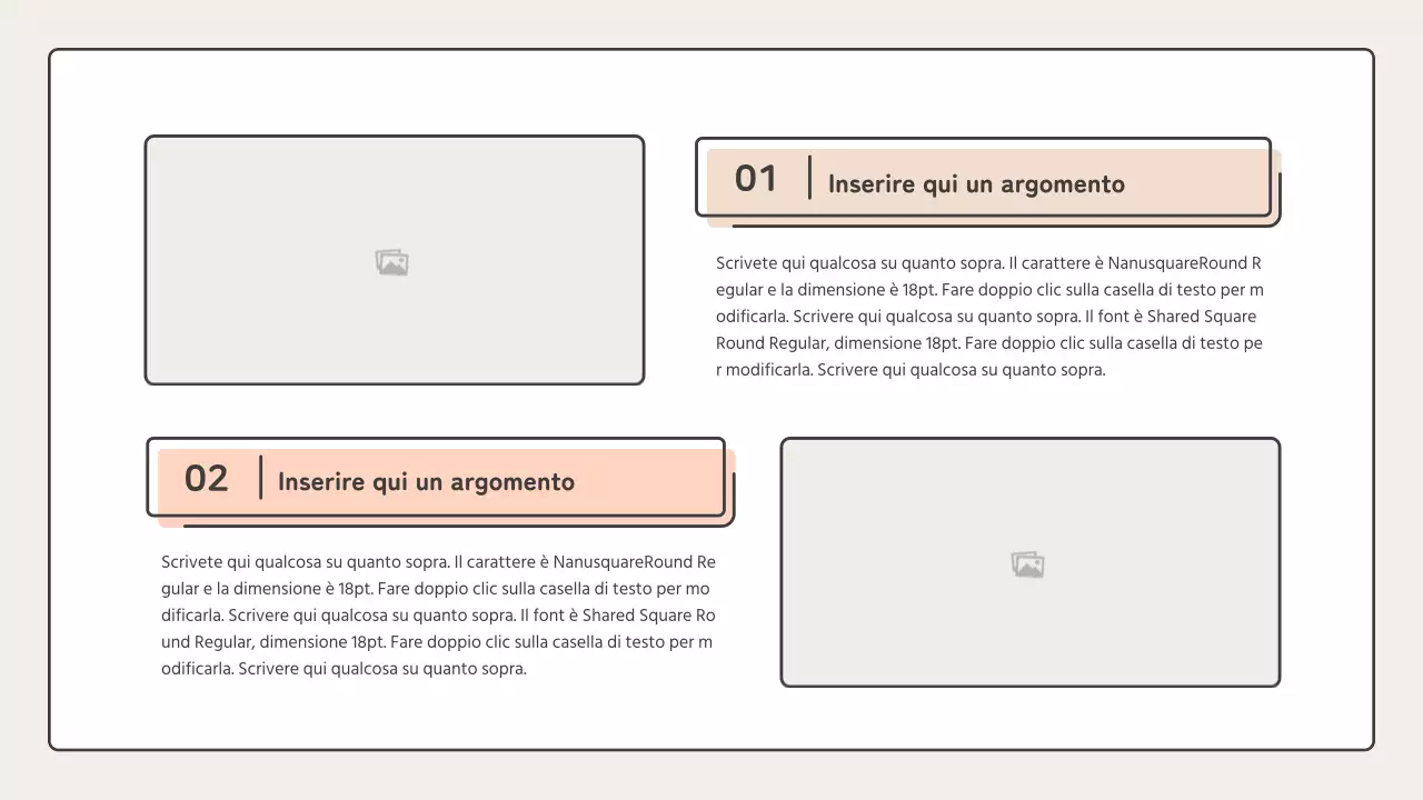 Educativo con forme a punta in rosa e beige