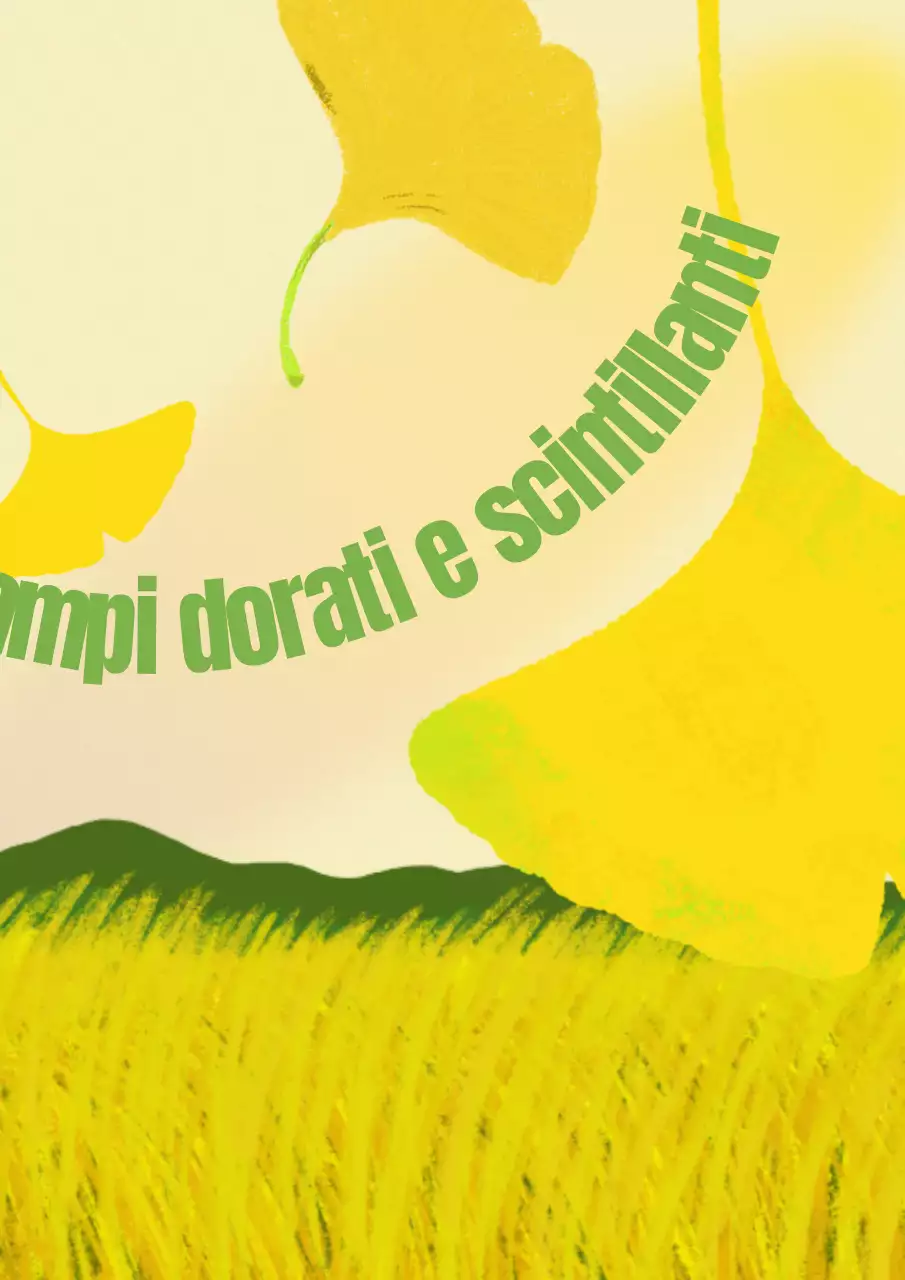 Raccolta autunnale naturale in palo giallo