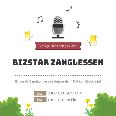 Bizstar zanglessen