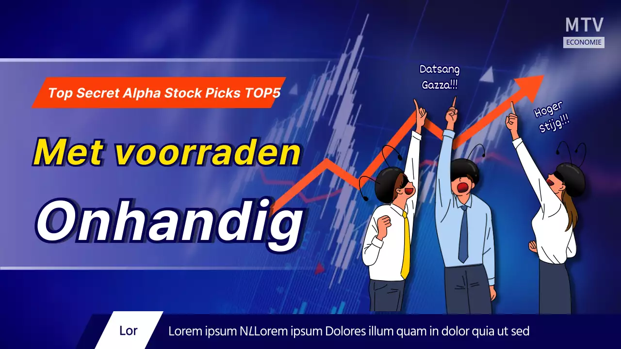 Aandelen Beleggen YouTube thumbnail met nieuws concept