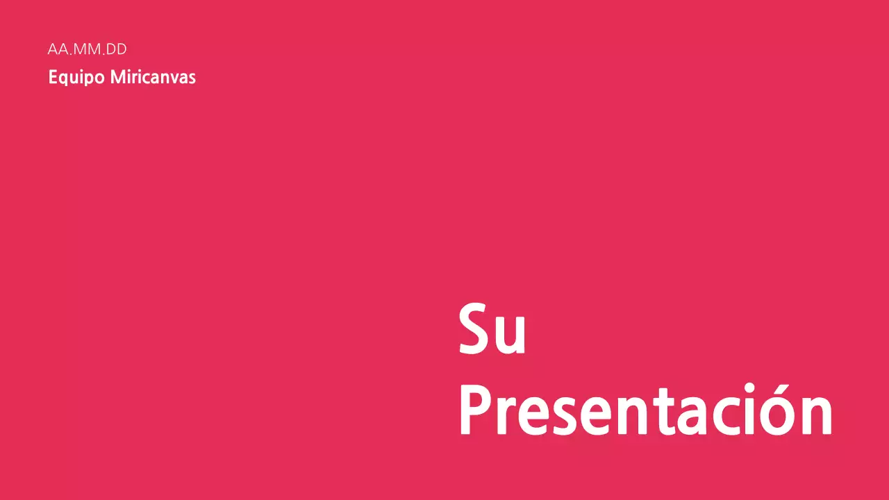 Presentaciones básicas