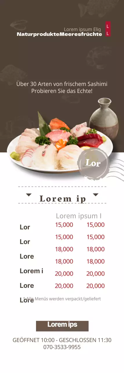 Wild gefangene Meeresfrüchte