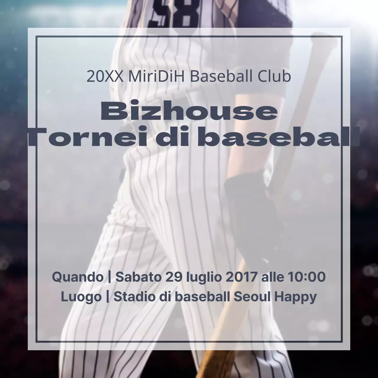 Torneo amichevole di baseball